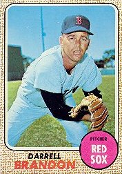 1968 Topps Baseball Cards      026      Darrell Brandon